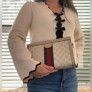 Gucci GG Ophidia Beige Shoulder Bag